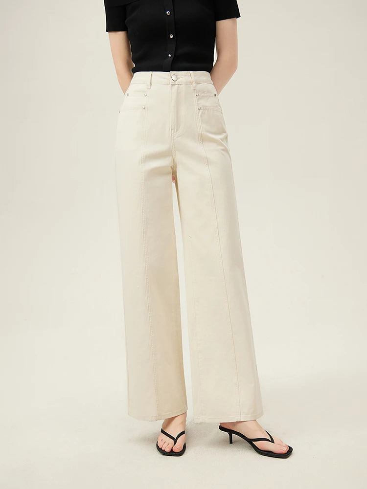 [RECTO] / ☆ 24FW ISLA FRONT SLIT DENIM PANTS / OFF WHITE RECTO - Official Website