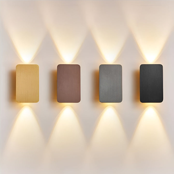 Minimalist Wood Finish LED Wall Lamp