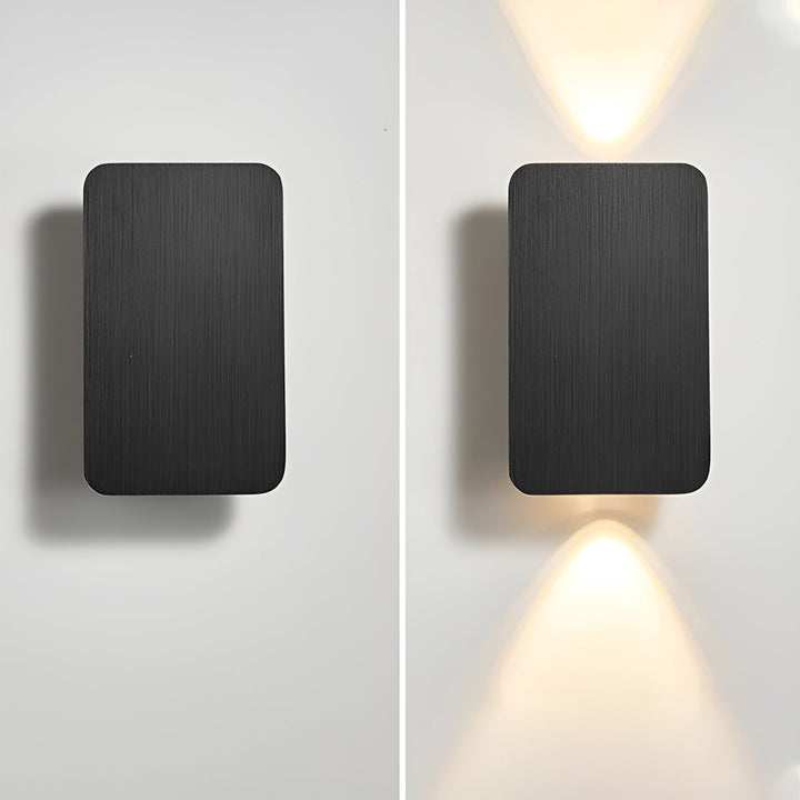 Minimalist Wood Finish LED Wall Lamp