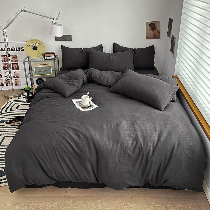 Minimalist Washed Cotton Bedding Set