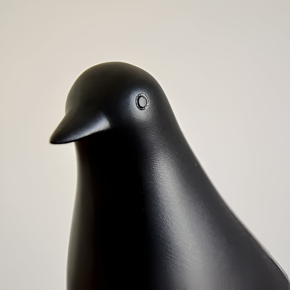 Minimalist Metal Bird Figurine With Smooth Finish