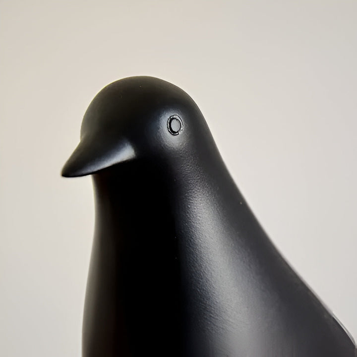 Minimalist Metal Bird Figurine With Smooth Finish