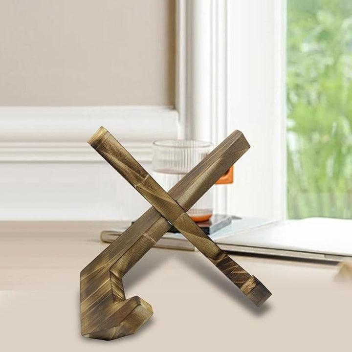 Minimalist Wooden Recipe Book Stand With Freestanding Design