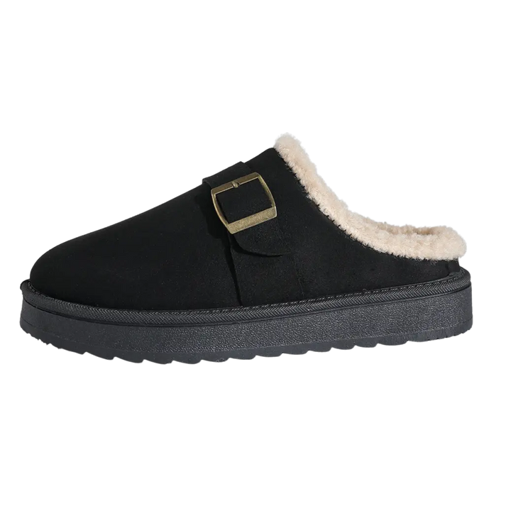 Isla Slipper Clogs | Buckle Platform Slip-On Slipper Clogs