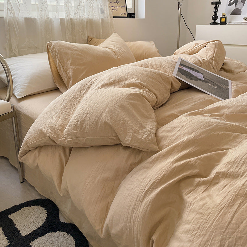 Minimalist Washed Cotton Bedding Set