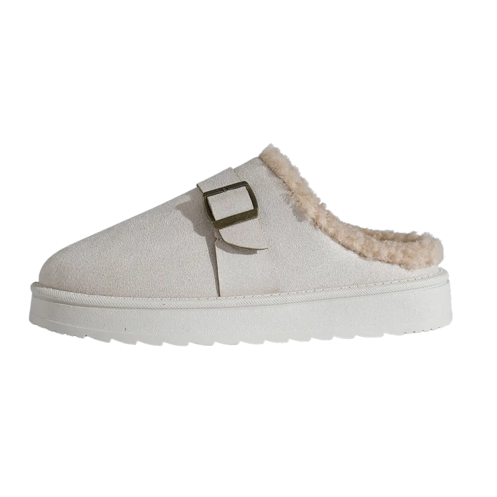 Isla Slipper Clogs | Buckle Platform Slip-On Slipper Clogs