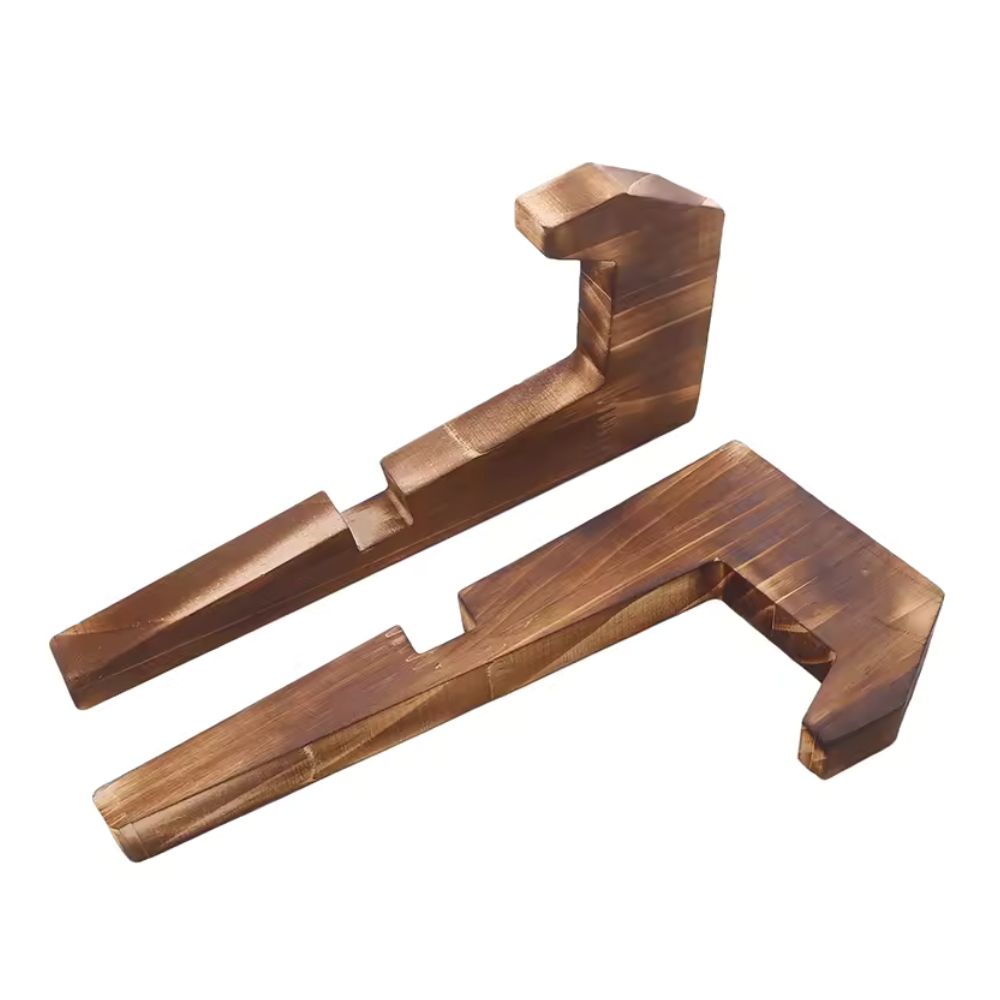 Minimalist Wooden Recipe Book Stand With Freestanding Design