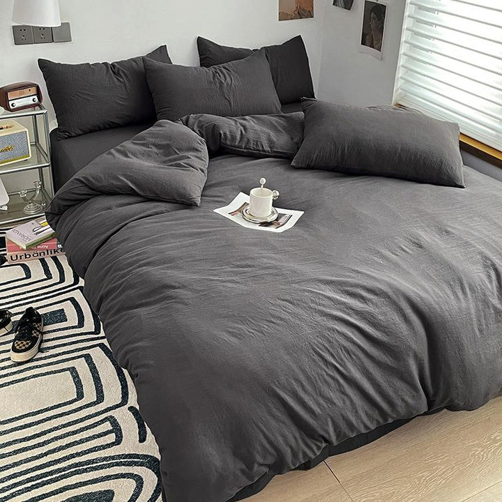Minimalist Washed Cotton Bedding Set