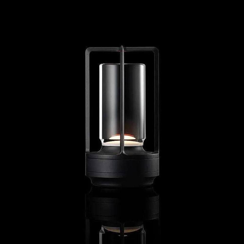 Nordic Metal Frame Table Lantern With Glass Casing