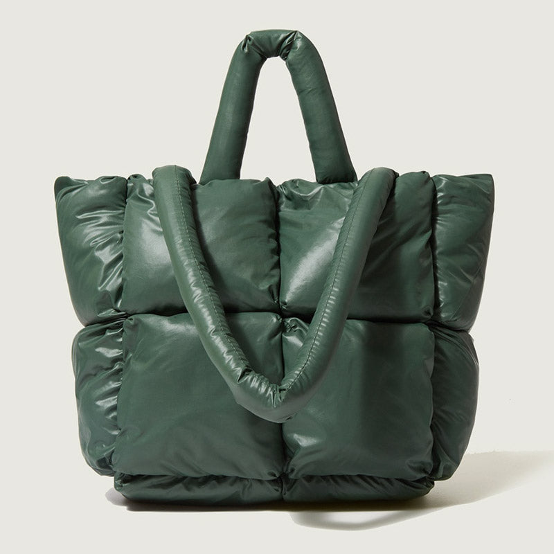 Sophia Quilted Oversized Puffer Tote Bag | Padded Tote Bag
