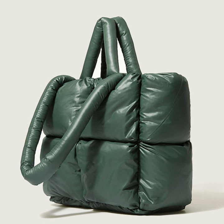 Sophia Quilted Oversized Puffer Tote Bag | Padded Tote Bag