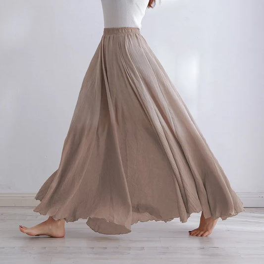 Maci Rhode - Cotton Linen Maxi Skirt