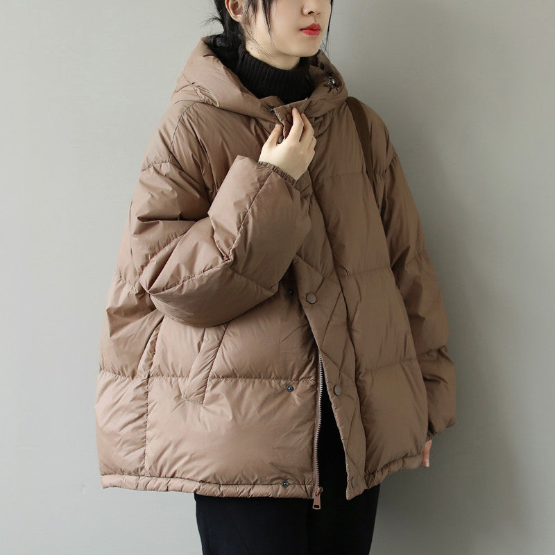 Caterina Puffer Jacket - Hooded Design - Quilted Winter Outerwear