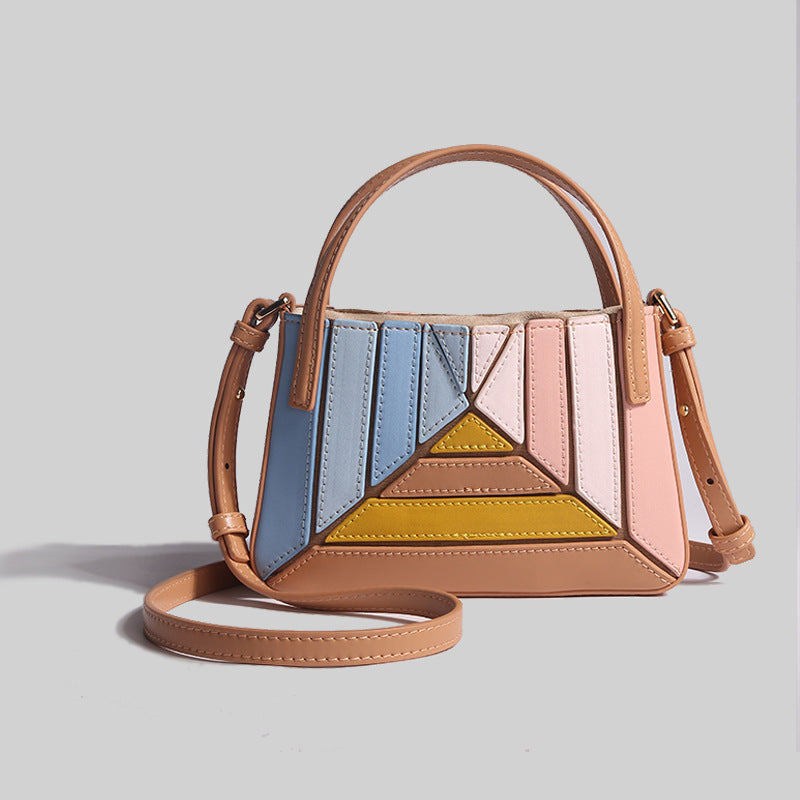 Amber Color-Block Bag