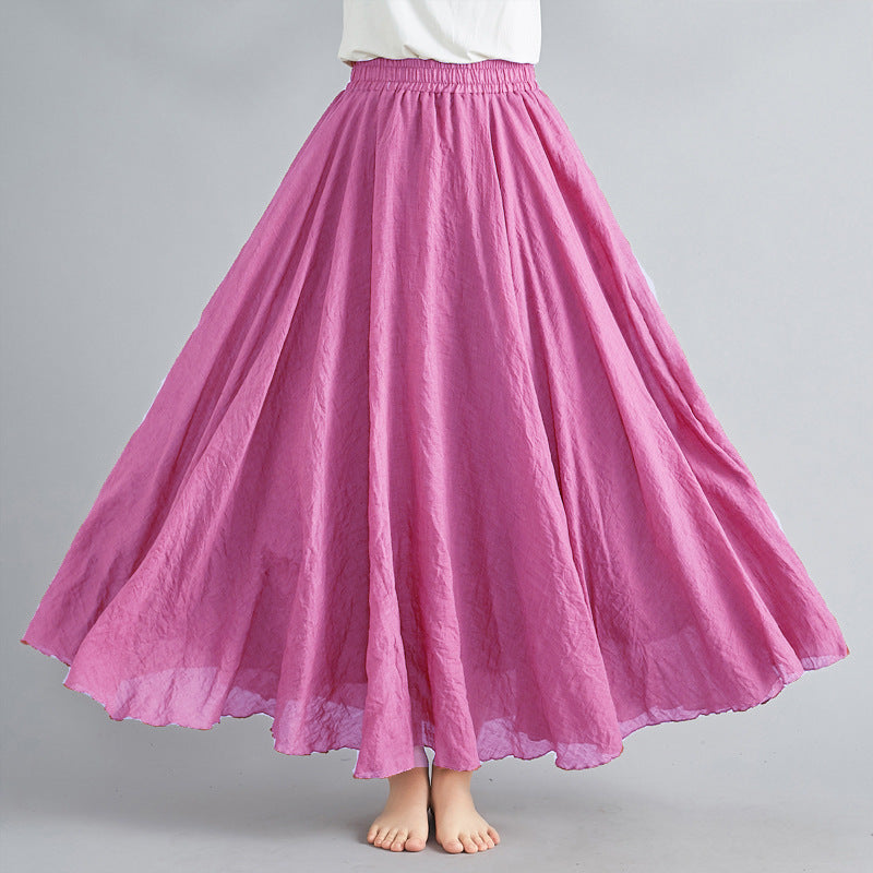 Maci Rhode - Cotton Linen Maxi Skirt