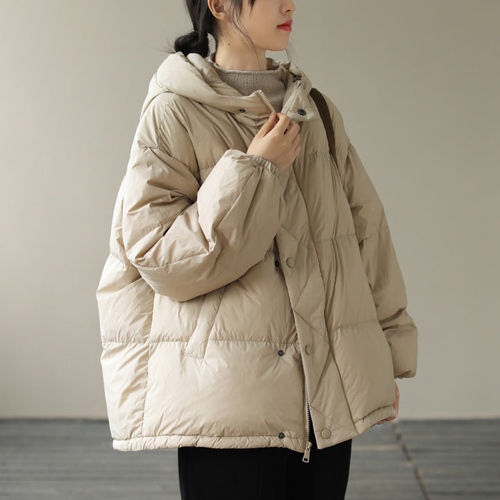 Caterina Puffer Jacket - Hooded Design - Quilted Winter Outerwear