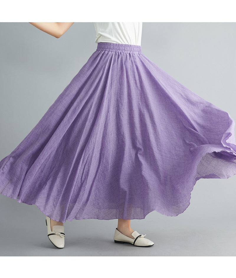 Maci Rhode - Cotton Linen Maxi Skirt