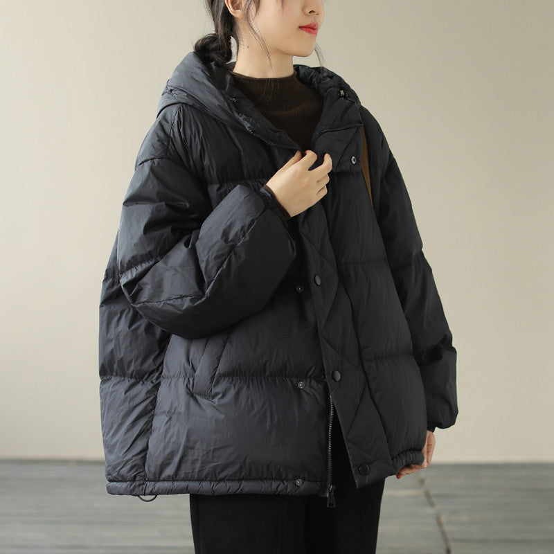 Caterina Puffer Jacket - Hooded Design - Quilted Winter Outerwear