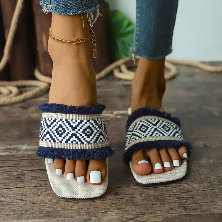 Boho Fringe Flats
