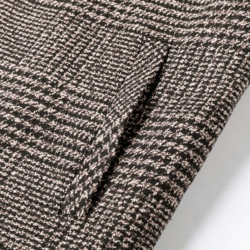 Hudson Plaid Short Coat