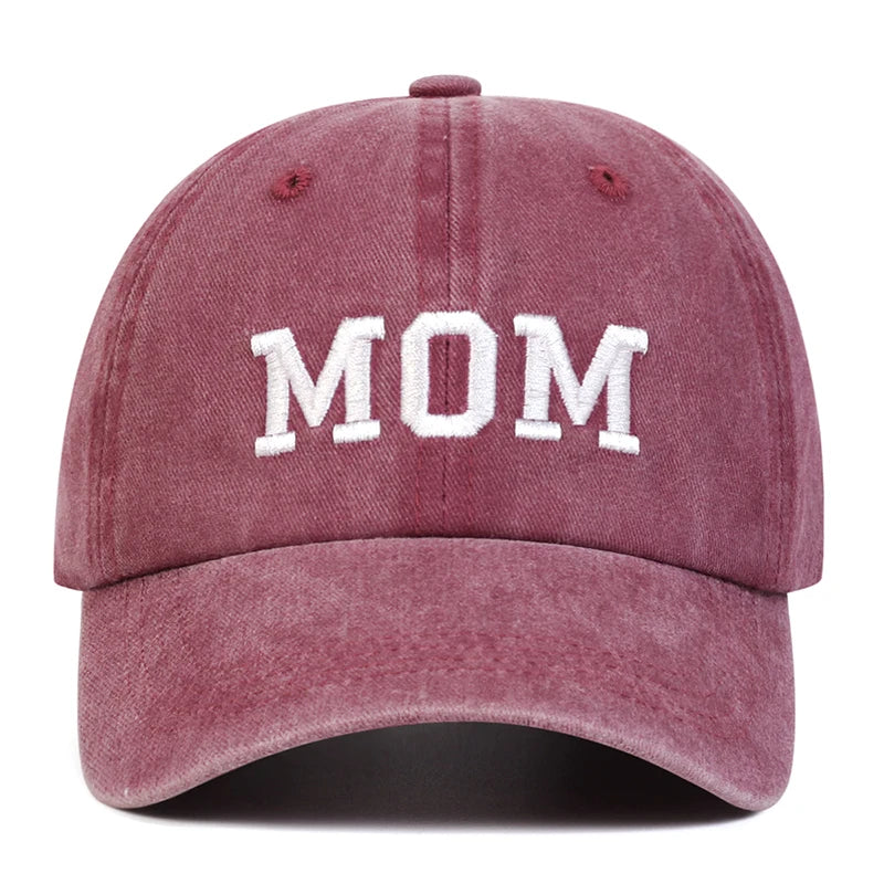 Stone Washed Embroidered, Mom & Dad Hat