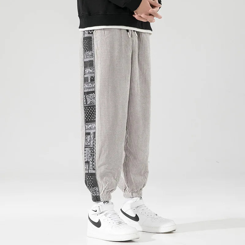Paisley Corduroy Sweatpants