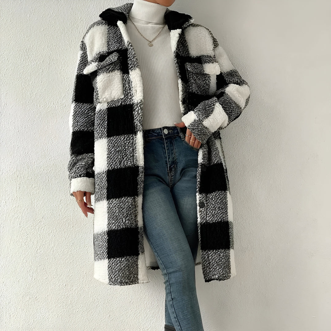 Estella Plaid Coat