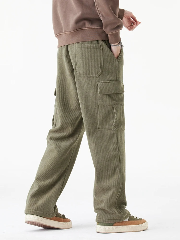 Corduroy Fleece Lined Sweatpants