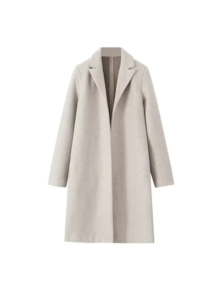 Velana Open V-line Trench Coat