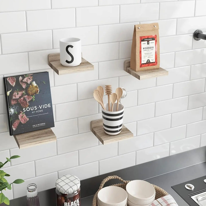 Mini Floating Shelves 4 Pcs