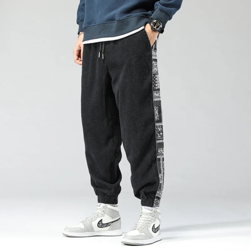 Paisley Corduroy Sweatpants