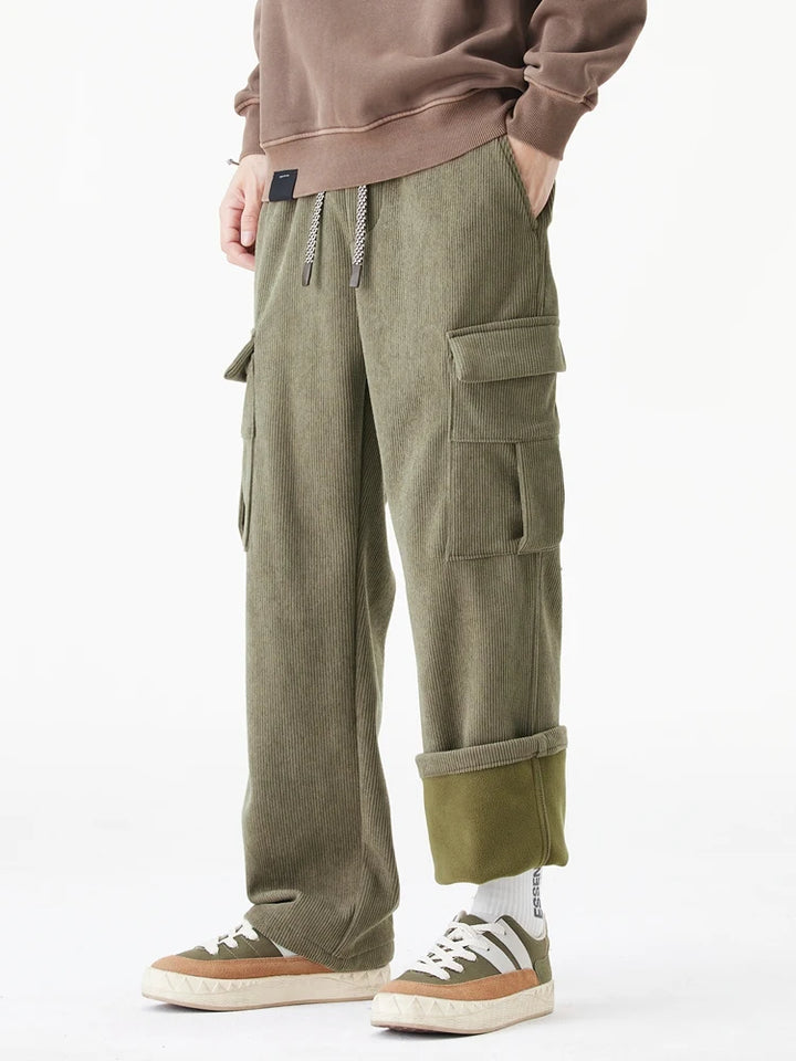 Corduroy Fleece Lined Sweatpants