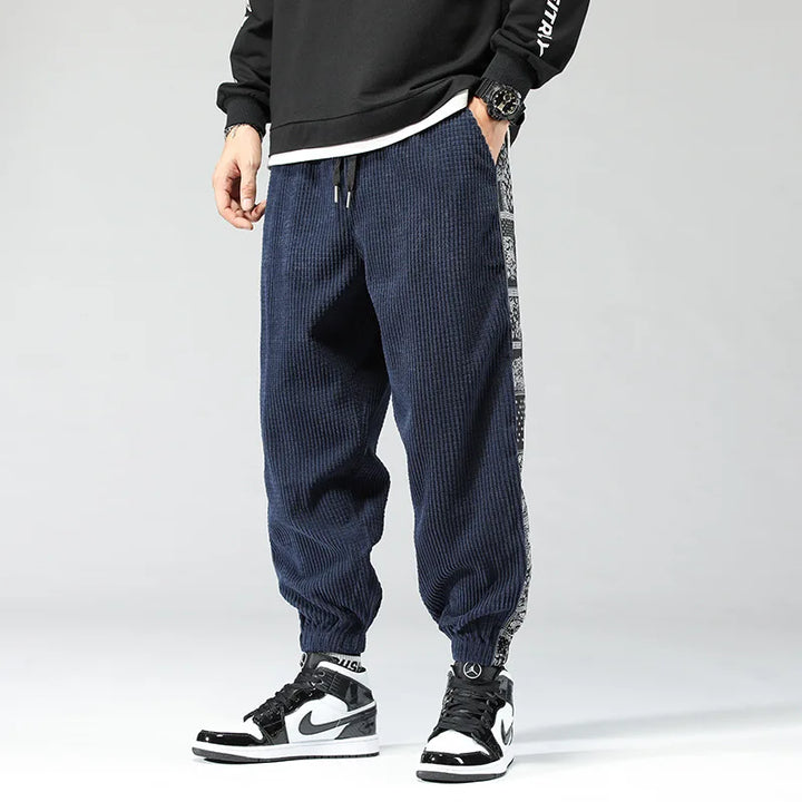 Paisley Corduroy Sweatpants