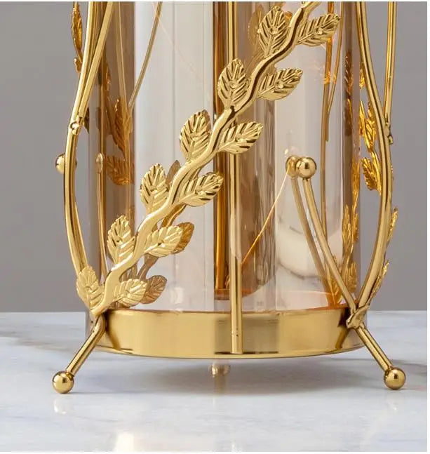 Nyx Golden Glass Vase