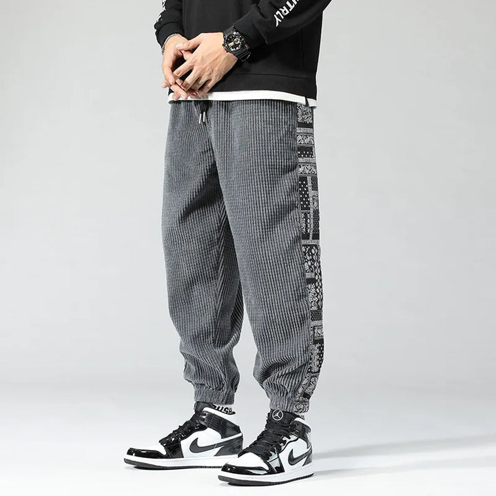 Paisley Corduroy Sweatpants