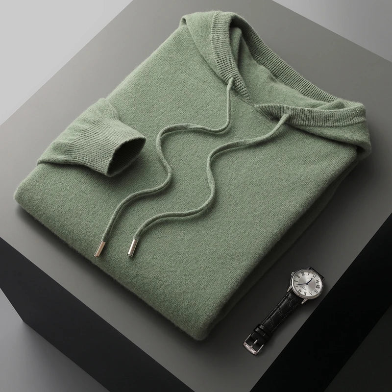 Castillo Merino Wool Pullover Hoodie