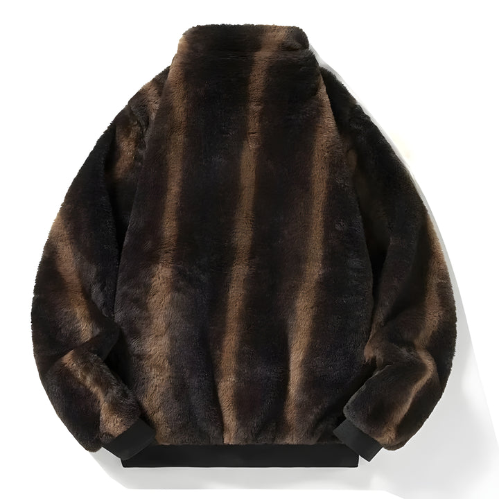 Retro Faux Fur Bomber