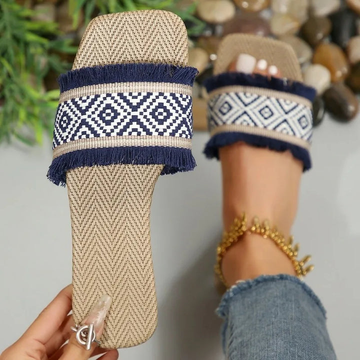 Boho Fringe Flats