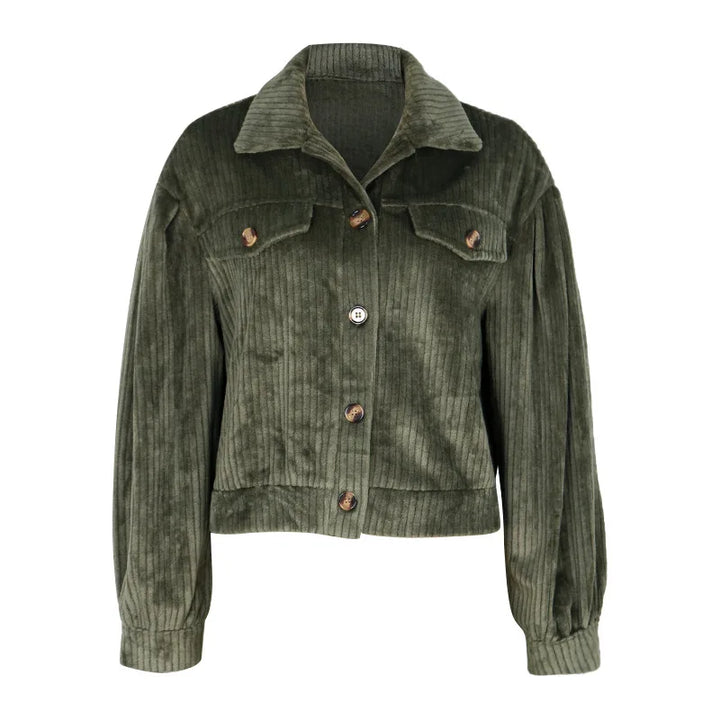 Corduroy Cropped Jacket