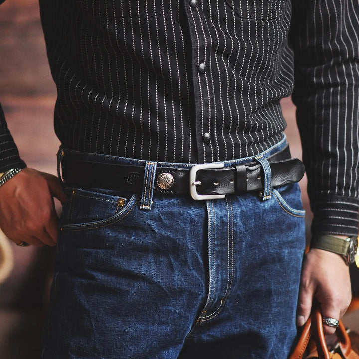 Distressed Leather Belt