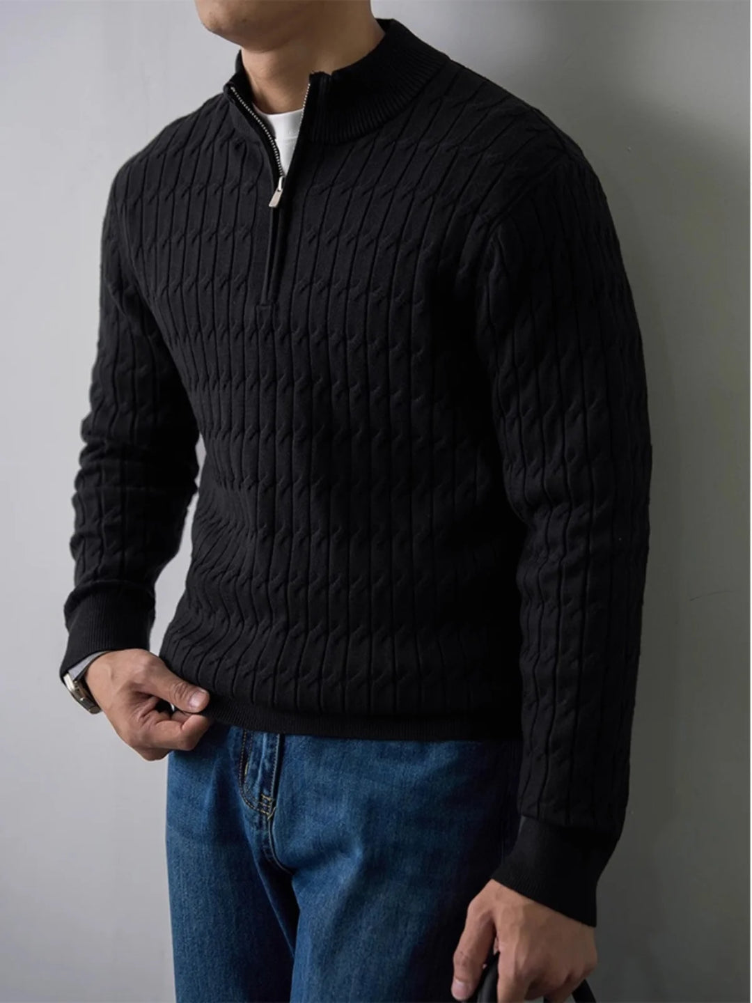 Miller Quarter Zip Sweater