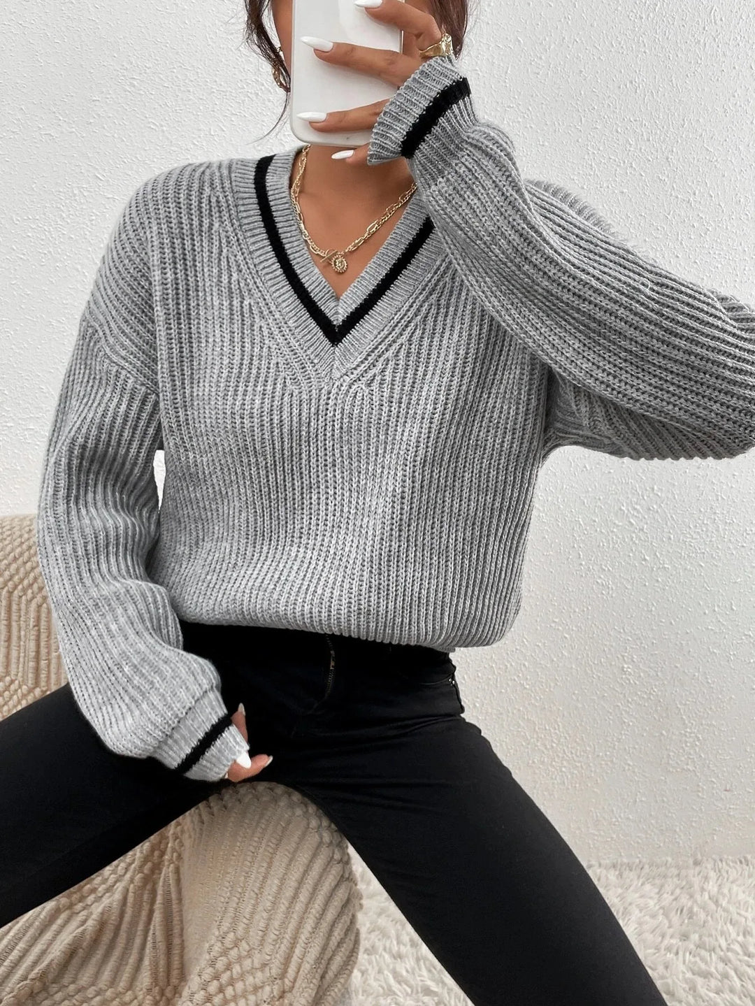 French Knit Pullover