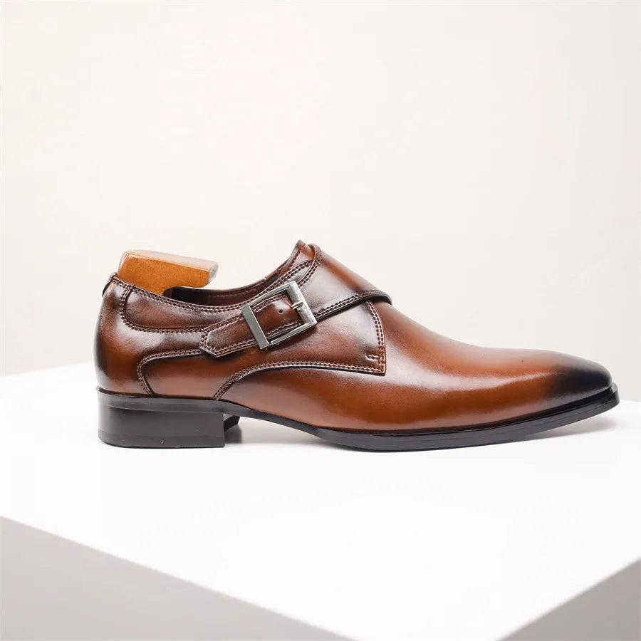 Marc Ventura Single Monk Strap Leather Shoe