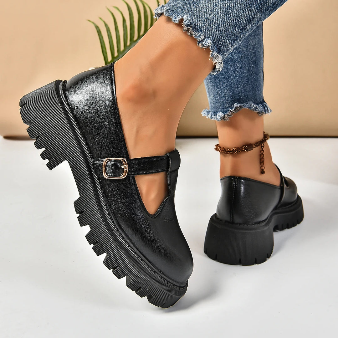 Casey Buckled Platform Shoe