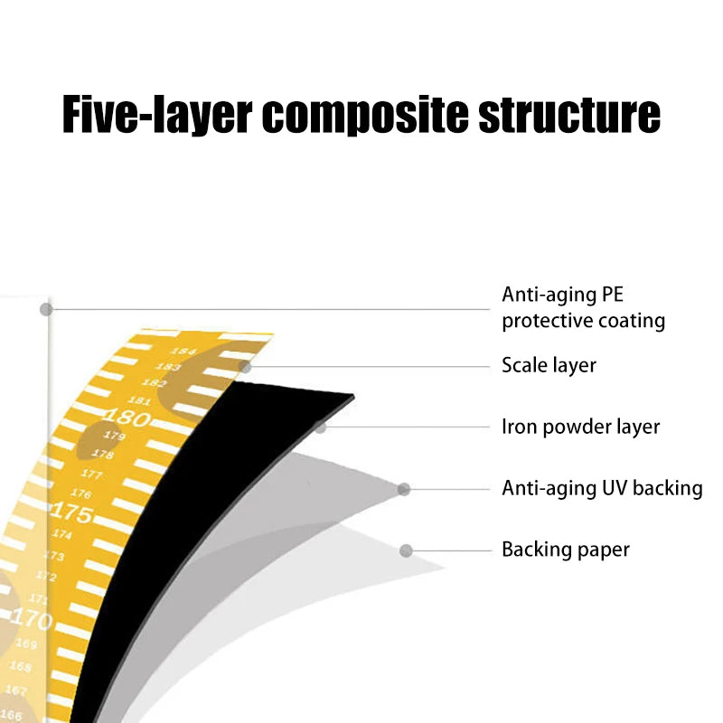 Creative Growth Chart: Self Adhesive Height Tracker