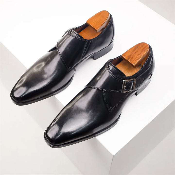 Marc Ventura Single Monk Strap Leather Shoe