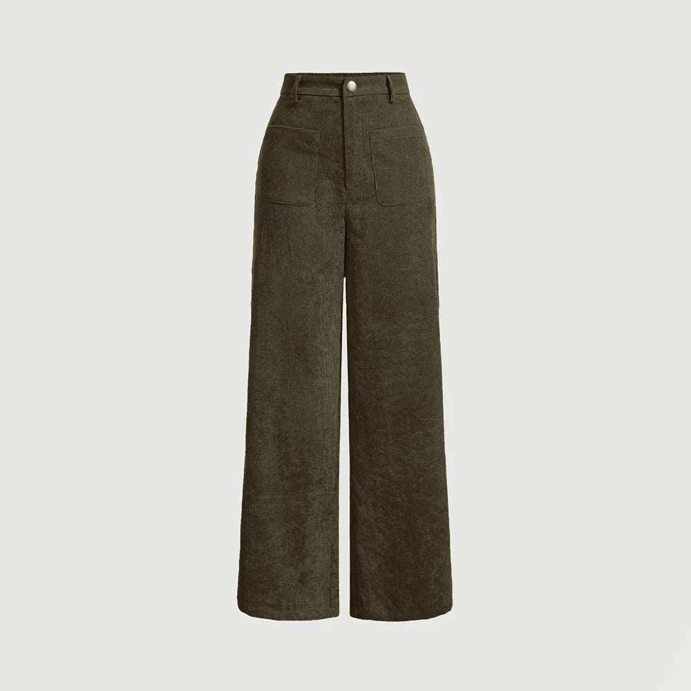 Corduroy Palazzo Pants