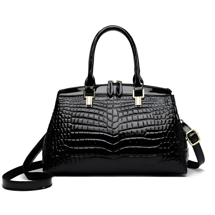 Camila Embossed Croc Bag