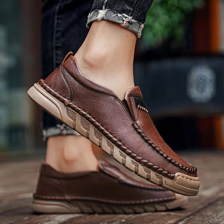 Riverstone - Leather Moccasins