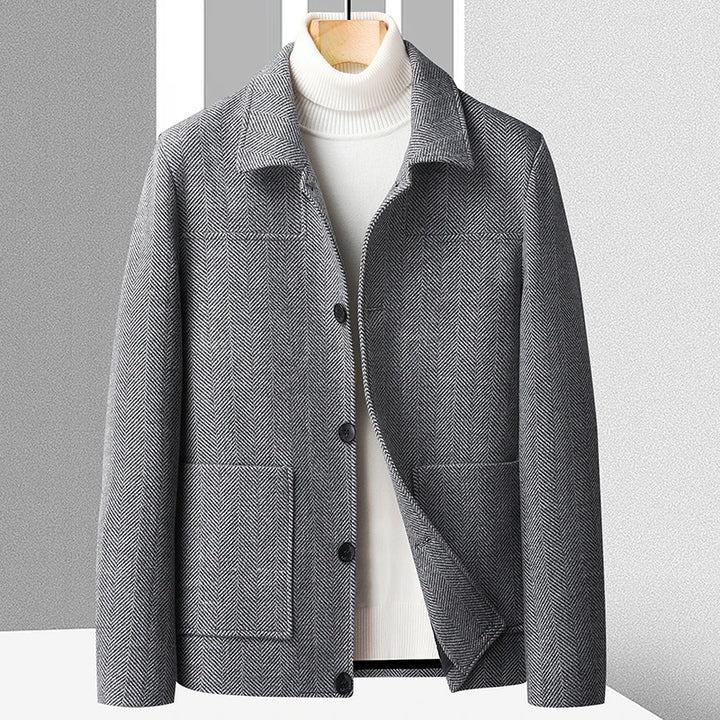 Marc Herringbone Short Coat